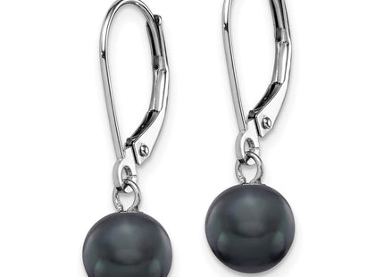 14k White Gold Earrings Style XF726E - Classique Jewelry Inc.