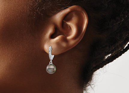 14k White Gold Earrings Style XF733E - Classique Jewelry Inc.
