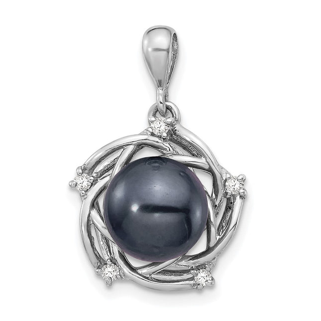 14k White Gold Pendants Style XF734 - Classique Jewelry Inc.