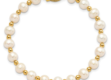 14k Yellow Gold Bracelets Style XF740 - Classique Jewelry Inc.