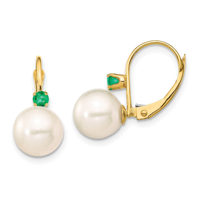 14k Yellow Gold Earrings Style XF752E - Classique Jewelry Inc.