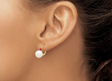 14k Yellow Gold Earrings Style XF752E - Classique Jewelry Inc.