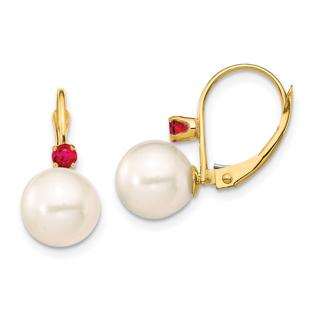 14k Yellow Gold Earrings Style XF752E - Classique Jewelry Inc.