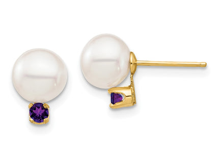 14k Yellow Gold Earrings Style XF753E - Classique Jewelry Inc.