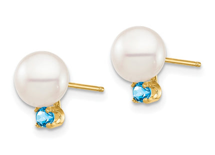 14k Yellow Gold Earrings Style XF753E - Classique Jewelry Inc.