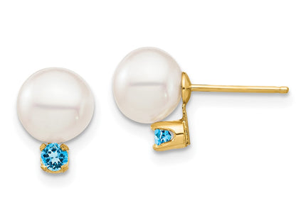 14k Yellow Gold Earrings Style XF753E - Classique Jewelry Inc.