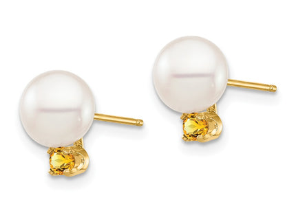 14k Yellow Gold Earrings Style XF753E - Classique Jewelry Inc.