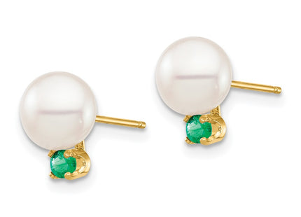14k Yellow Gold Earrings Style XF753E - Classique Jewelry Inc.