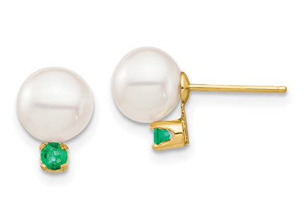 14k Yellow Gold Earrings Style XF753E - Classique Jewelry Inc.