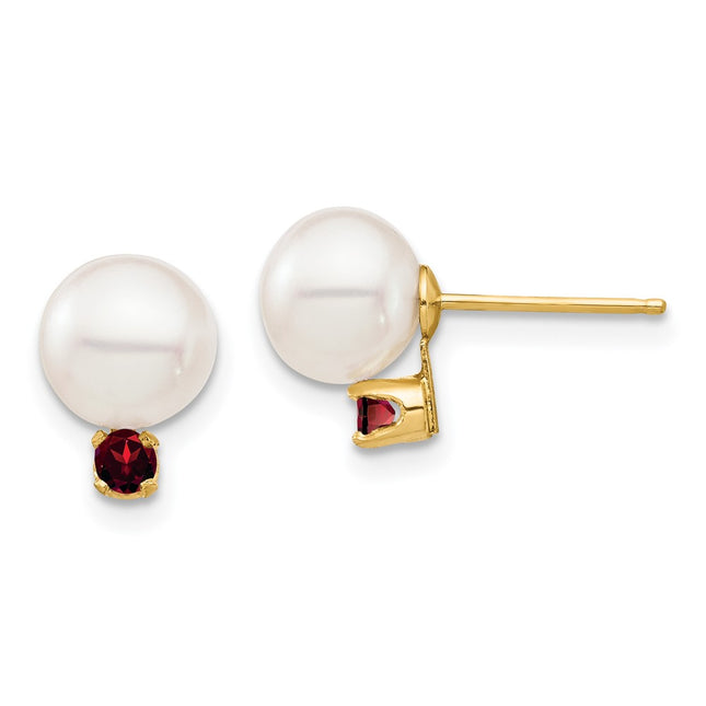 14k Yellow Gold Earrings Style XF753E - Classique Jewelry Inc.