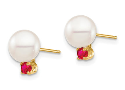 14k Yellow Gold Earrings Style XF753E - Classique Jewelry Inc.