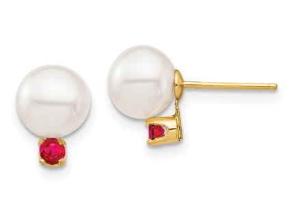 14k Yellow Gold Earrings Style XF753E - Classique Jewelry Inc.