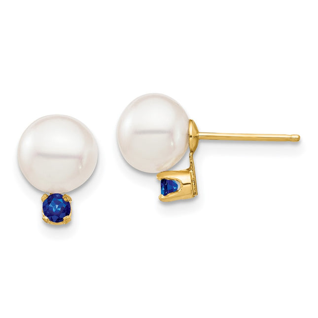 14k Yellow Gold Earrings Style XF753E - Classique Jewelry Inc.