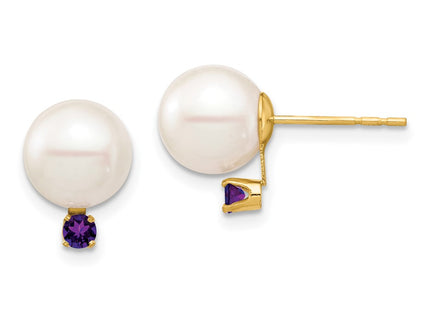 14k Yellow Gold Earrings Style XF754E - Classique Jewelry Inc.
