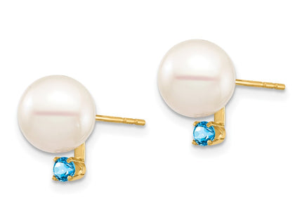 14k Yellow Gold Earrings Style XF754E - Classique Jewelry Inc.