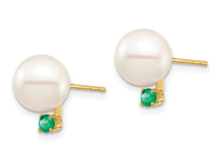 14k Yellow Gold Earrings Style XF754E - Classique Jewelry Inc.