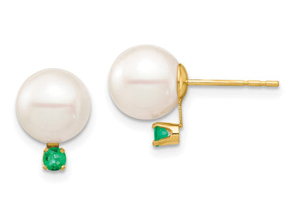 14k Yellow Gold Earrings Style XF754E - Classique Jewelry Inc.