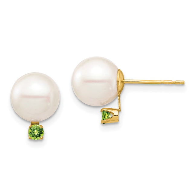 14k Yellow Gold Earrings Style XF754E - Classique Jewelry Inc.