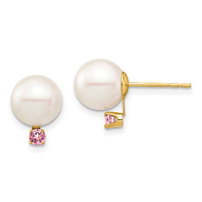 14k Yellow Gold Earrings Style XF754E - Classique Jewelry Inc.