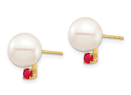 14k Yellow Gold Earrings Style XF754E - Classique Jewelry Inc.
