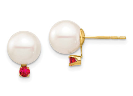 14k Yellow Gold Earrings Style XF754E - Classique Jewelry Inc.