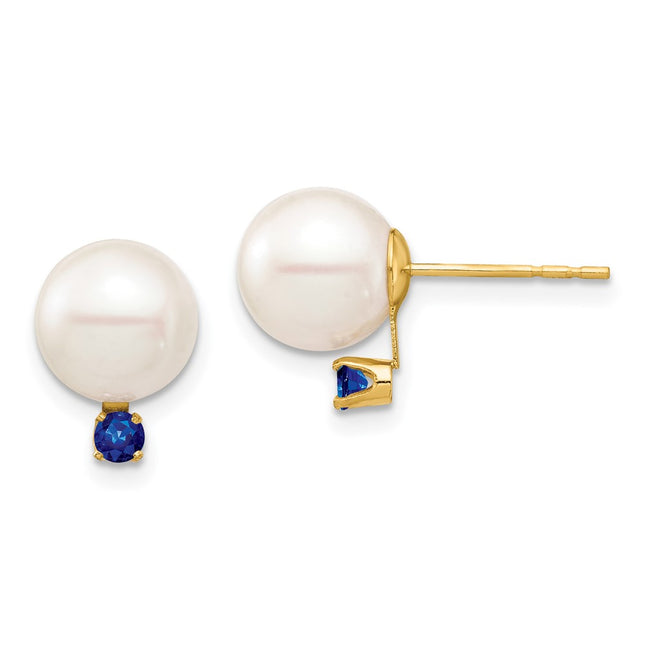 14k Yellow Gold Earrings Style XF754E - Classique Jewelry Inc.