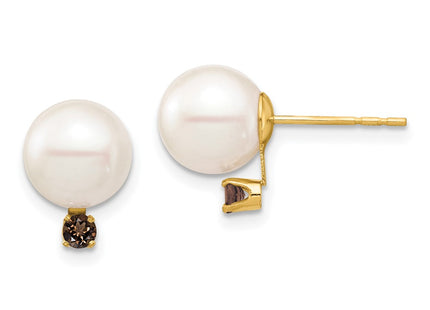 14k Yellow Gold Earrings Style XF754E - Classique Jewelry Inc.