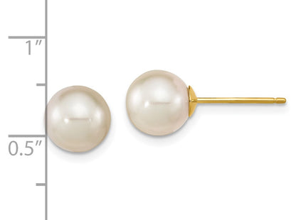 14k Yellow Gold Earrings Style XF756E - Classique Jewelry Inc.