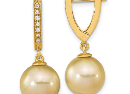 14k Yellow Gold Earrings Style XF757E - Classique Jewelry Inc.