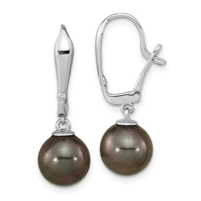 14k White Gold Earrings Style XF762E - Classique Jewelry Inc.