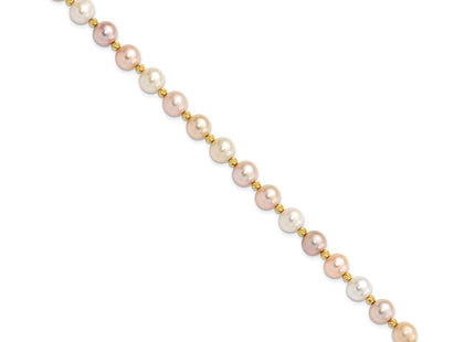14k Yellow Gold Bracelets Style XF768 - Classique Jewelry Inc.