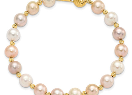 14k Yellow Gold Bracelets Style XF768 - Classique Jewelry Inc.