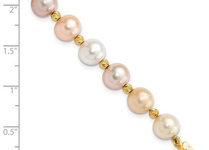14k Yellow Gold Bracelets Style XF768 - Classique Jewelry Inc.