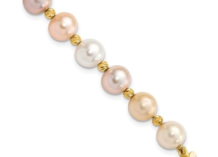 14k Yellow Gold Bracelets Style XF768 - Classique Jewelry Inc.