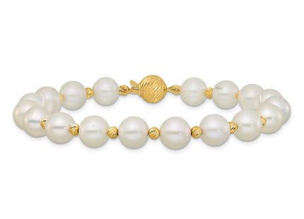 14k Yellow Gold Bracelets Style XF768W - Classique Jewelry Inc.