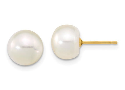 14k Yellow Gold Earrings Style XF769SET - Classique Jewelry Inc.