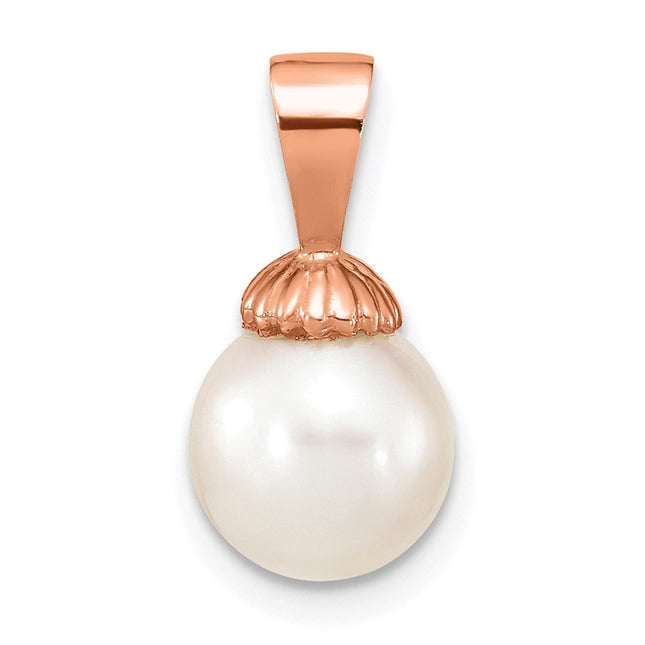 14k Rose Gold Pendants Style XF774R - Classique Jewelry Inc.