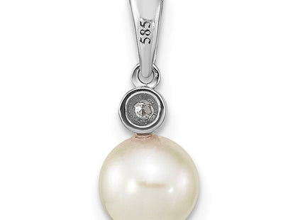 14k White Gold Pendants Style XF784 - Classique Jewelry Inc.