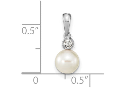 14k White Gold Pendants Style XF784 - Classique Jewelry Inc.