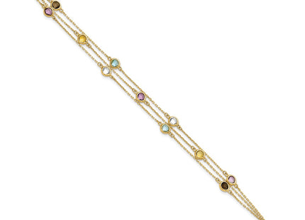14k Yellow Gold Bracelets Style XF790 - Classique Jewelry Inc.