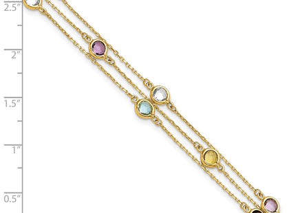 14k Yellow Gold Bracelets Style XF790 - Classique Jewelry Inc.