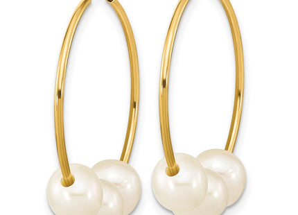 14k Yellow Gold Earrings Style XF793E - Classique Jewelry Inc.