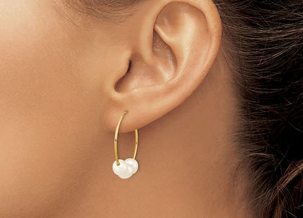 14k Yellow Gold Earrings Style XF793E - Classique Jewelry Inc.