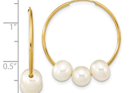 14k Yellow Gold Earrings Style XF793E - Classique Jewelry Inc.