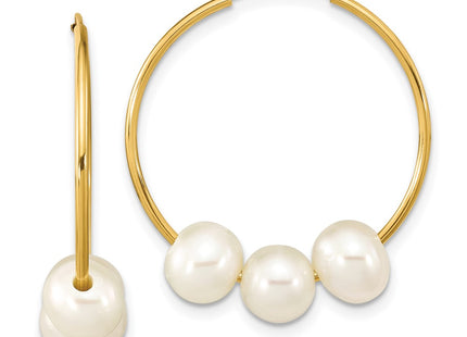 14k Yellow Gold Earrings Style XF793E - Classique Jewelry Inc.
