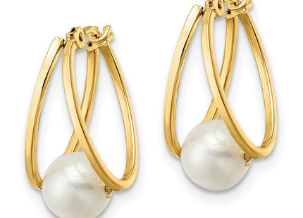 14k Yellow Gold Earrings Style XF798E - Classique Jewelry Inc.