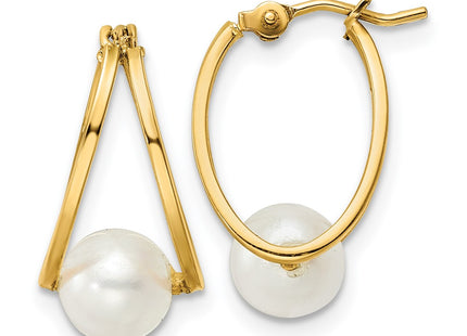 14k Yellow Gold Earrings Style XF798E - Classique Jewelry Inc.