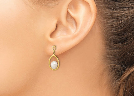 14k Yellow Gold Earrings Style XF799E - Classique Jewelry Inc.