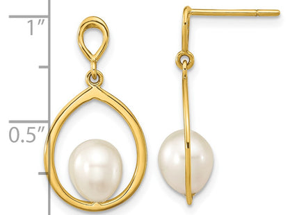 14k Yellow Gold Earrings Style XF799E - Classique Jewelry Inc.