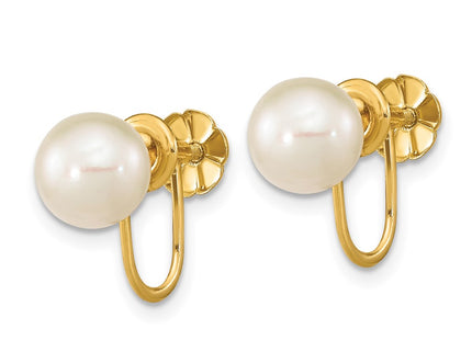 14k Yellow Gold Earrings Style XF801E - Classique Jewelry Inc.